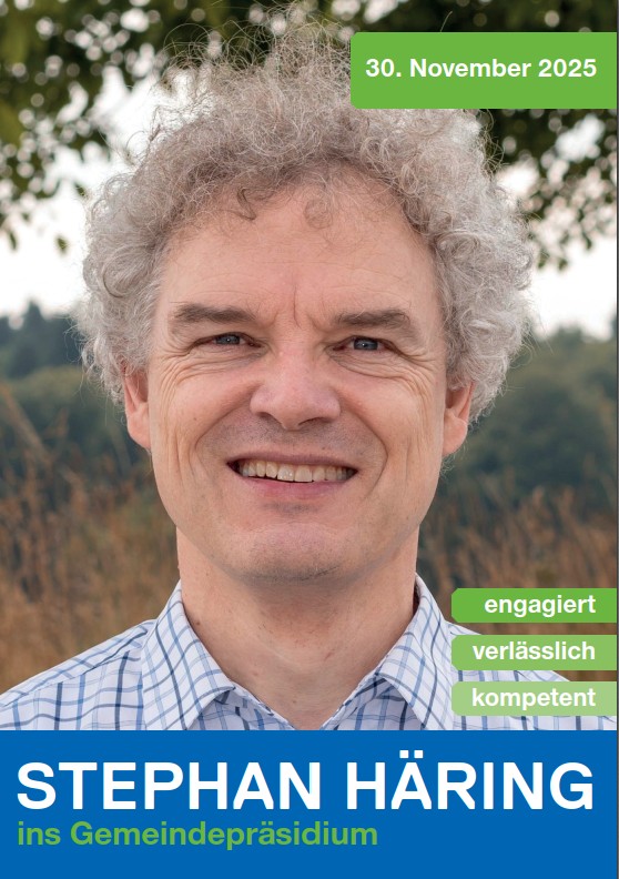 Stephan Häring als Gemeindepräsident